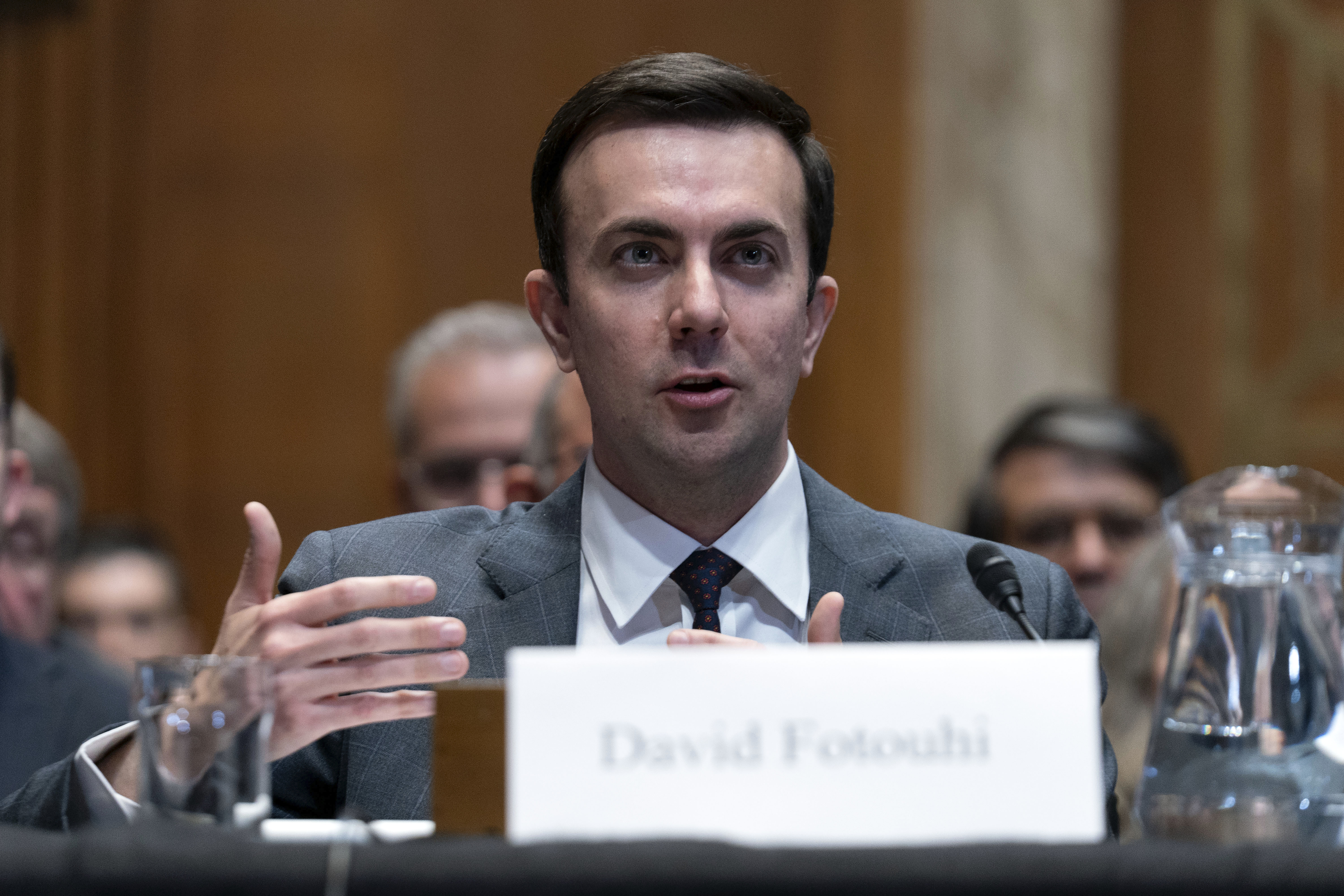 David Fotouhi, nominee for Deputy Administrator of EPA at his confirmation hearing March 5, 2025. David Fotouhi, nominee for Deputy Administrator of EPA at his confirmation hearing March 5, 2025.
