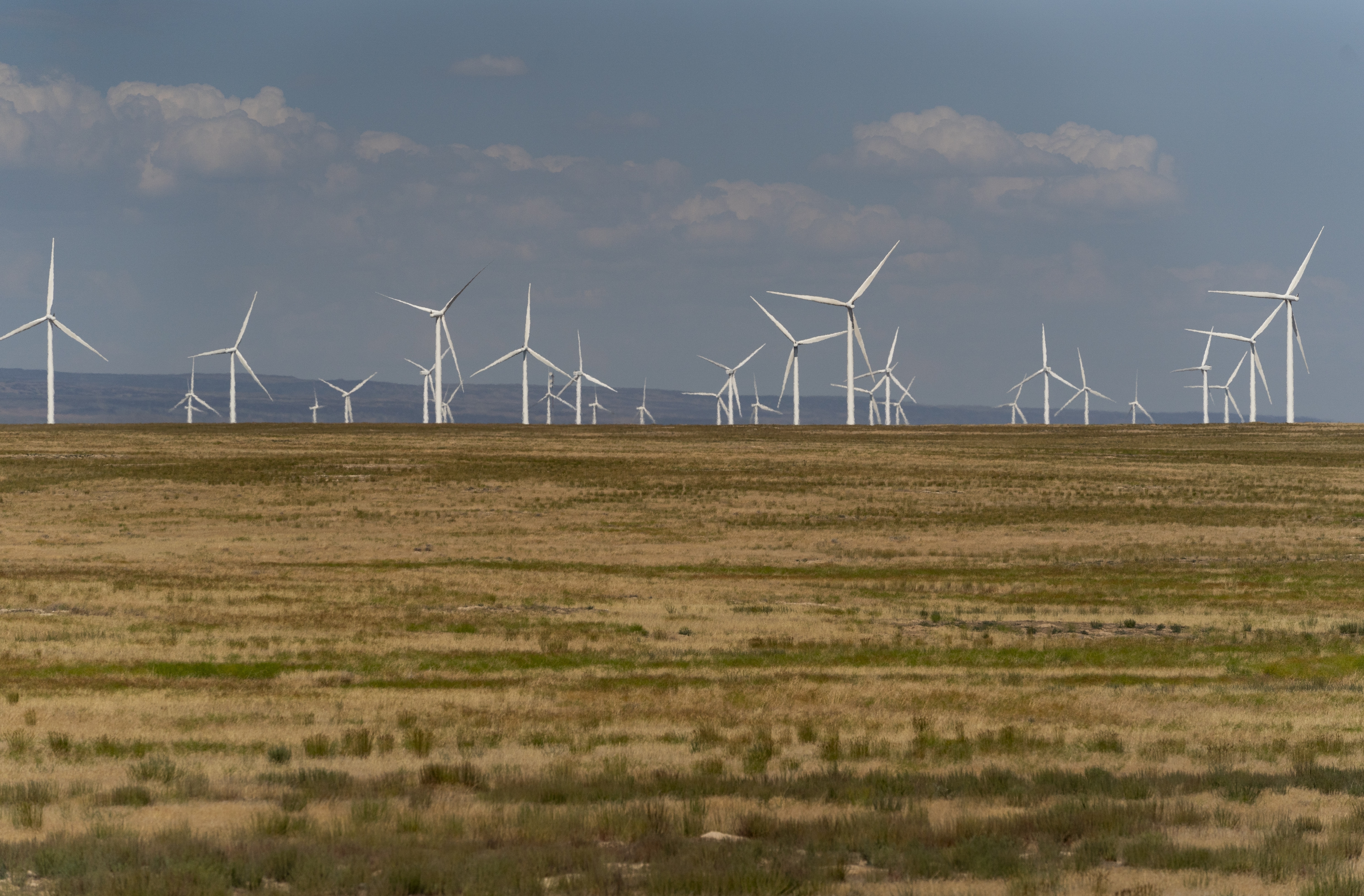 Wind turbines near Hammett, Idaho. Wind turbines near Hammett, Idaho.